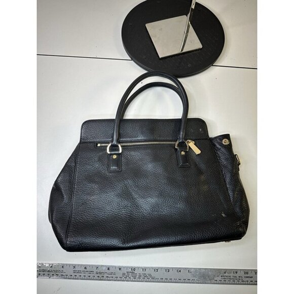 Michael Kors Black Satchel Leather Handbag no strap - Picture 4 of 8
